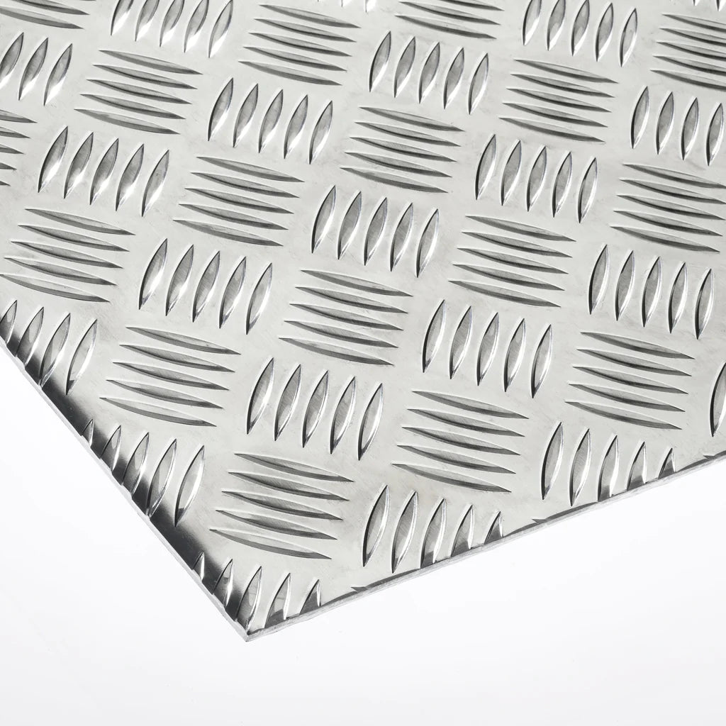 Plaque En Acier Inoxydable Gaufrée 1/87 | Décalcomanies Argent Pour Modélisme | Structure Fine 0,5 X 0,1 Mm