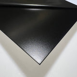 Aluminiumblech Schwarz RAL 9005 pulverbeschichtet - 1,5mm dick - Einseitig mit Schutzfolie