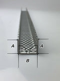 Aluminium- U-Profil - 1,5mm dick -  RV5-8 - 1000mm lang
