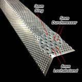 Aluminium - L-Profil - 1,0mm dick - RV5-8 - 1000mm lang