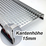 Abdeckungsgitter für Terrarien - Lochblech Aluminium