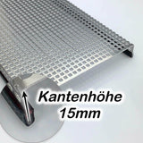 Abdeckungsgitter für Terrarien - Lochblech Aluminium 