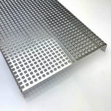Abdeckungsgitter für Terrarien - Lochblech Aluminium