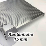 Abdeckungsgitter für Terrarien - Lochblech Aluminium