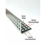 Aluminium - L-Profil - 1,5mm dick - QG10-15 - 1000mm lang