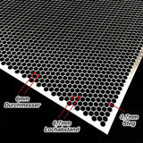 Aluminium Lochblech Hexagonal HV2-2,5 - 1,5mm dick