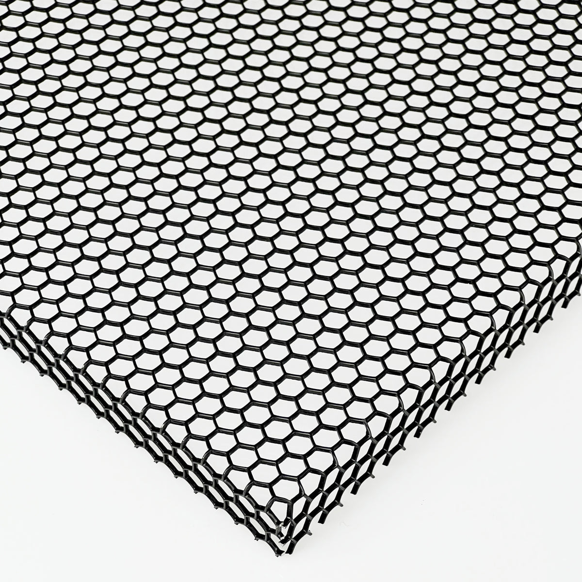Lochblech Stahl Hexagonal HV6-6,7 200x200x1,5mm Pulverbeschichtet Schwarz  Blech