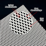 Edelstahl Roh - Streckgitter flachgewalzt - MW 6 x 3,4 x 1 x 0,5 - 0,5mm dick