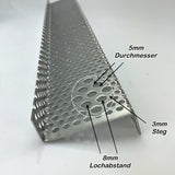 Aluminium - Z-Profil - RV5-8 - 1000mm lang