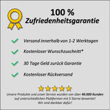 Aluminiumblech Schwarz RAL 9005 pulverbeschichtet - 1,5mm dick - Einseitig mit Schutzfolie