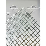 Stahl Verzinkt Lochblech QG10-12 - 2,0mm dick