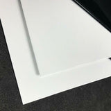 Aluminiumblech Weiß pulverbeschichtet - 2,0mm dick - Einseitg mit Schutzfolie