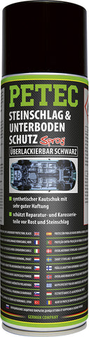 PETEC Steinschlag- & Unterbodenschutz Schwarz 500 ml