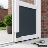 Alu Sandwichplatte Weiß RAL 9016 als Fenster- oder Türfüllung - 24mm dick