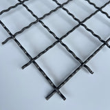Stahl blank Wellengitter MW 40 x 40 t= 4,0 mm dick