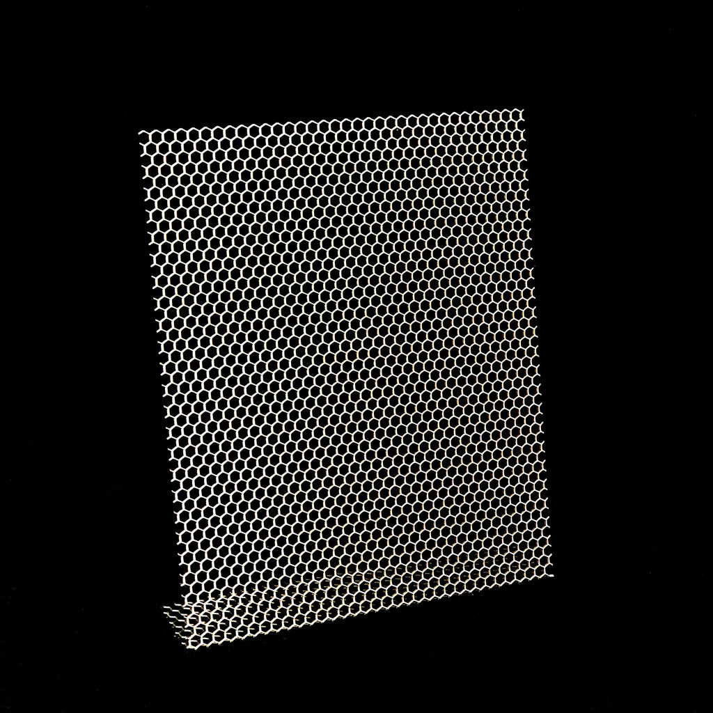 Lochblech Weiß Stahl 1mm Dick Hexagonal Gitter HV2-2,5 Stahl DC01 - Foto 6