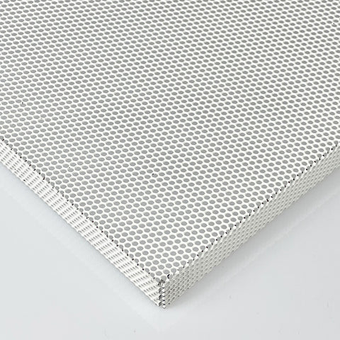 Stahl Kuchenblech Hexagonal HV2-2,5 - 1,0mm dick - Weiß