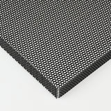 Stahl Kuchenblech Hexagonal HV2-2,5 - 1,0mm dick - Schwarz