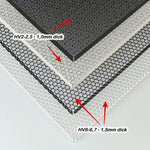 Stahl Kuchenblech Hexagonal HV6-6,7 - 1,5mm dick - Weiß