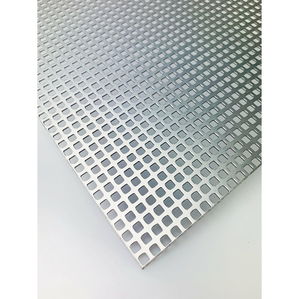 Lochblech Aluminium Silber Eloxiert 1,5mm dick - Lochbleche