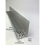 Aluminium - Kiesfangleiste mit 2 Kanten - RV3-5 - 1000mm lang