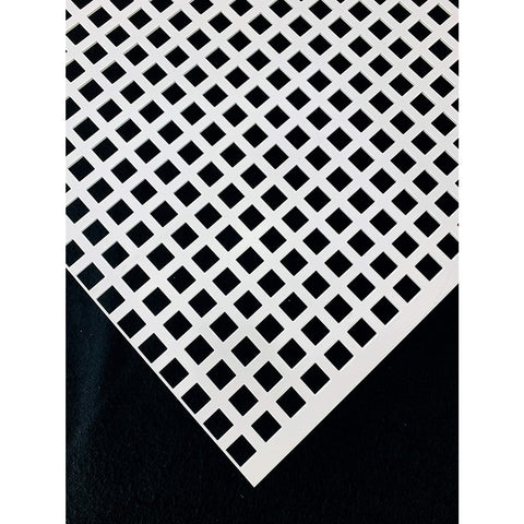 designbleche | Lochblech Aluminium | Quadratlochung 10-15 | Zuschnitt 1250 x 625 x 1,5 mm | Lochgitter, Fenstergitter | Für Belüftung, Schalldämmung & Fassadenverkleidung designbleche | Lochblech Aluminium | Quadratlochung 10-15 | Zuschnitt 1250 x 625 x 1,5 mm | Lochgitter, Fenstergitter | Für Belüftung, Schalldämmung & Fassadenverkleidung