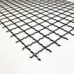 Stahl blank Wellentgitter 15 x 15 mm Maschenweite, 2mm dicke