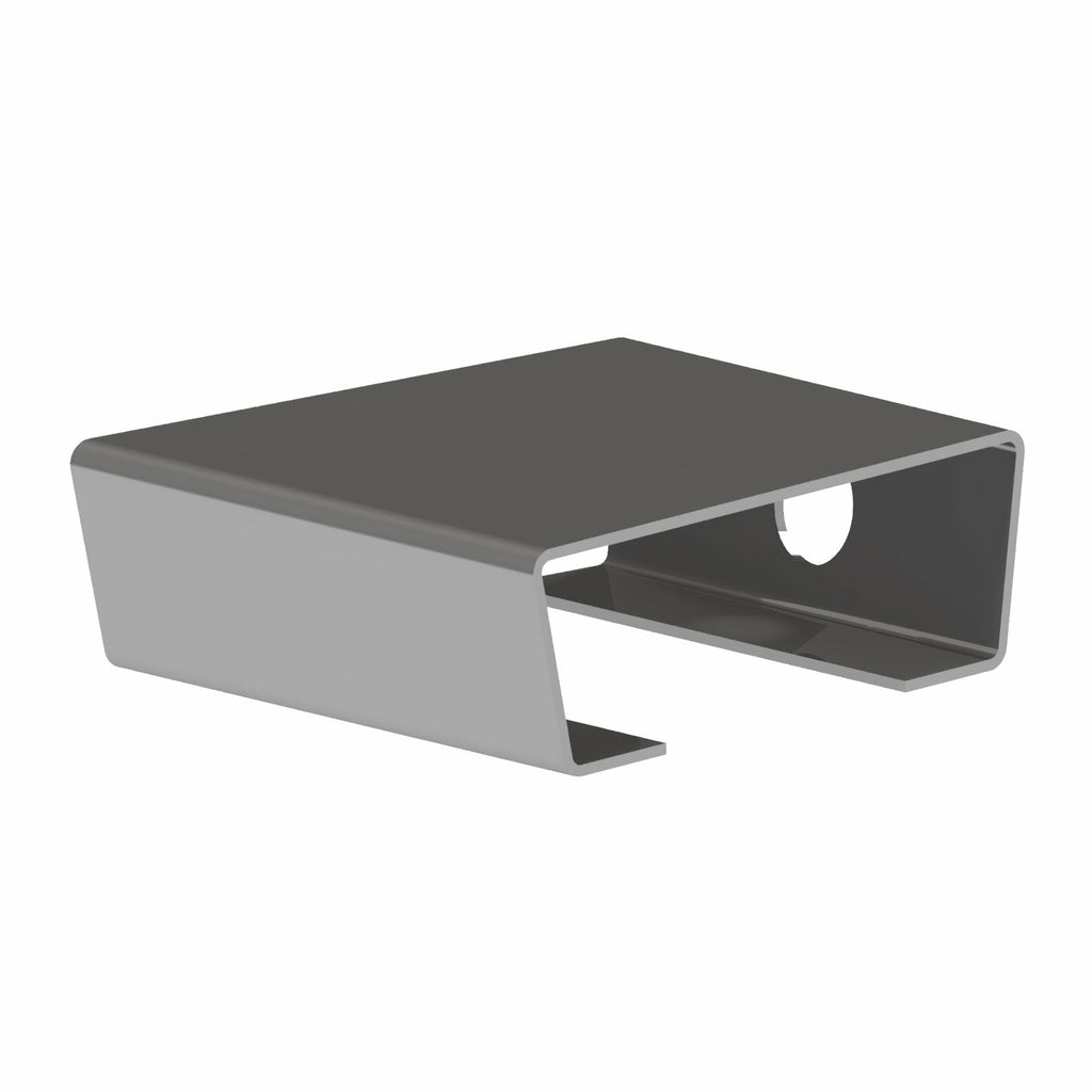 Monitorständer silber eloxiertes Aluminium - Bleche Bielefeld – Doone GmbH